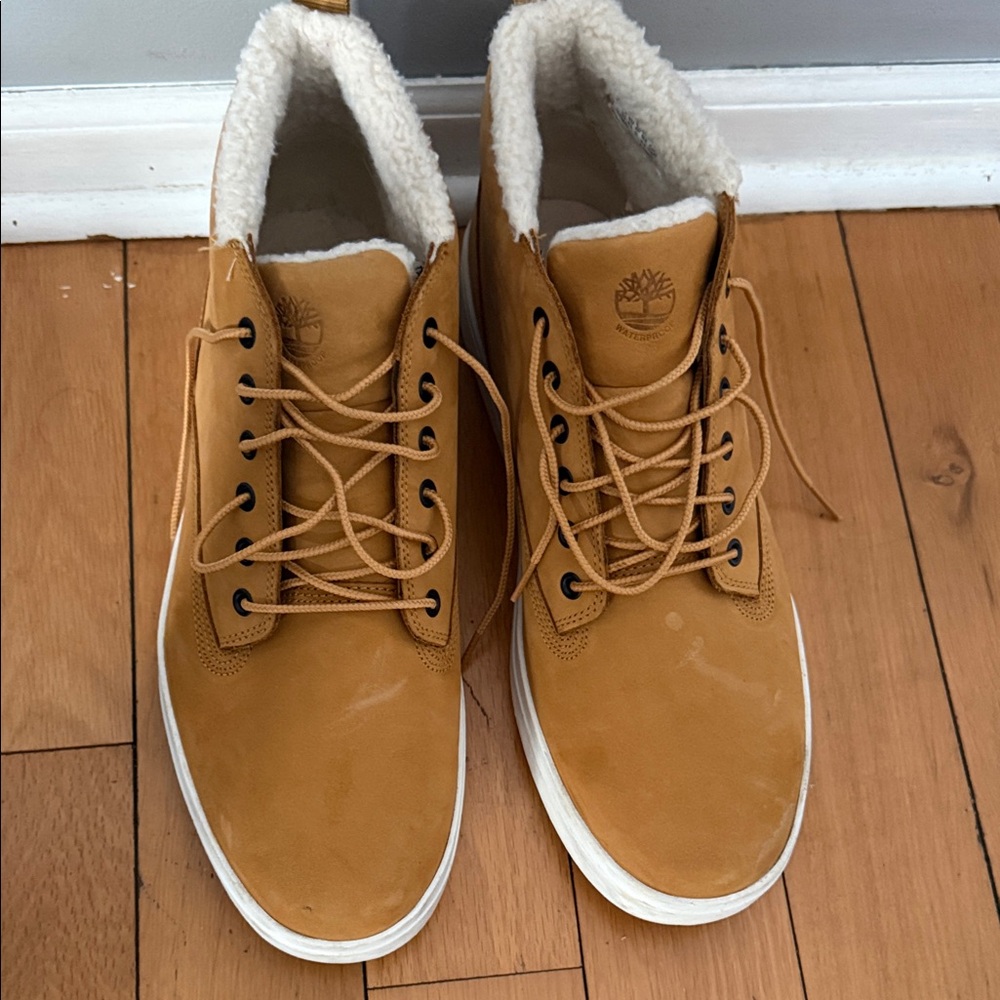 Timberland Men's Tan Lace-Up Boots